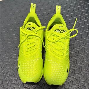 Nike Air Max 270 Volt Yellow Sneakers